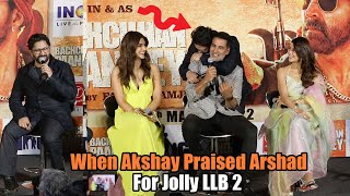 When Akshay Kumar Praised Arshad Warsi Nobliliity For Giving Jolly Llb 2 To Him Bachchan Pandey