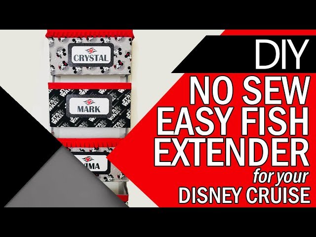 How to Make No Sew Fish Extender for Your Disney Cruise 