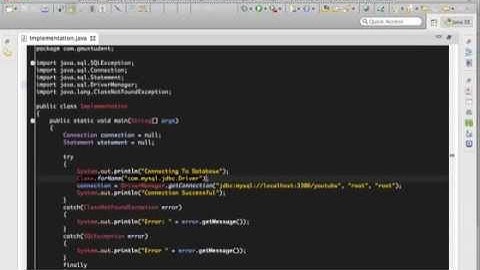 4. Уроки по JDBC (Java) - SQL создание таблицы