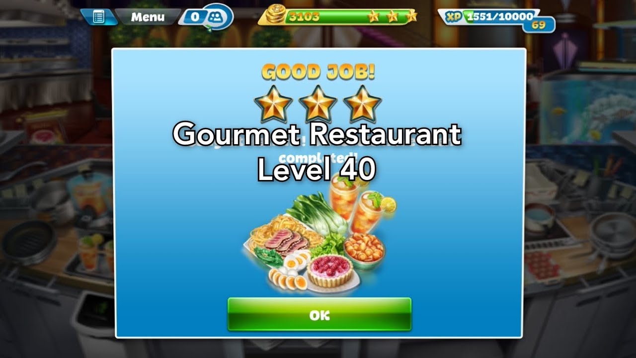 Cooking Fever Gourmet Restaurant Level 40 YouTube
