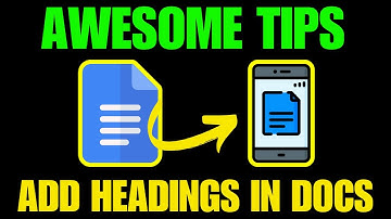 ADD HEADINGS: How to add headings using phone - 2024