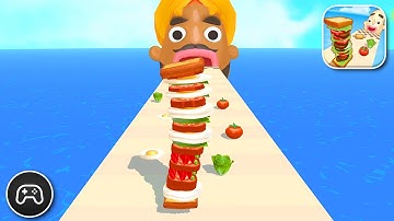 Sandwich Runner - Gameplay Walkthrough Part 92 - Puzzle Game Levels 440-443 (iOS, Android)