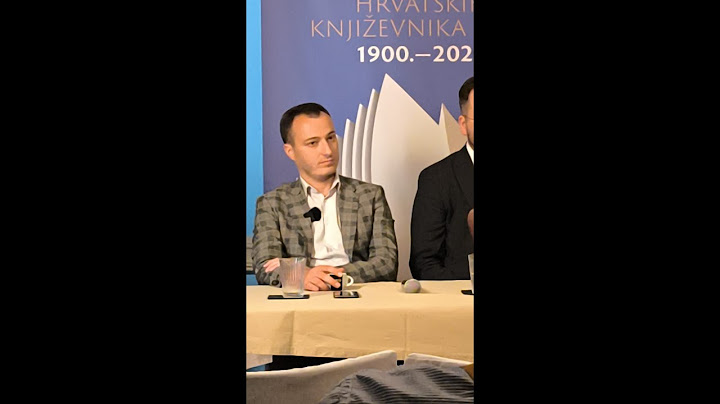 Predstavljanje knjige Matije Štahana - Duševni sladoled - Društvo hrvatskih književnika III. dio