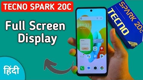 Tecno Spark 20c full screen display kaise kare, how to using full screen display in tecno, set Gestu