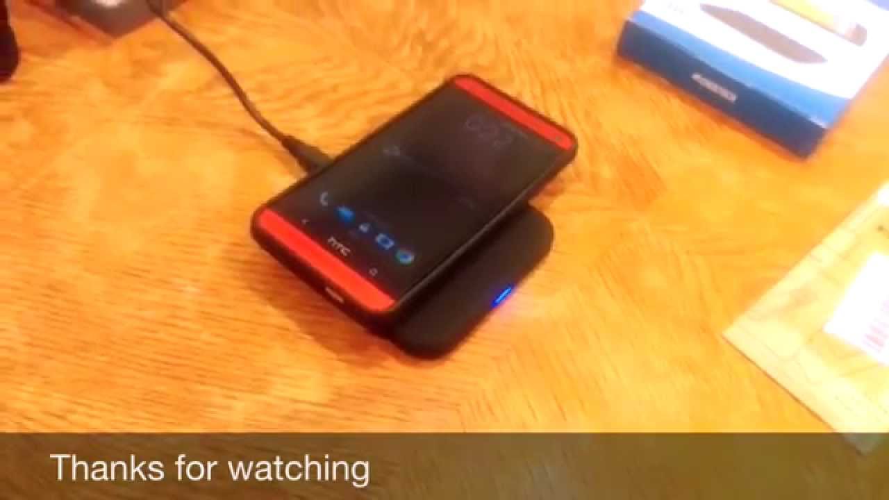 HTC One Wireless Charging - YouTube