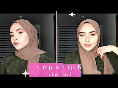 Simple everyday Hijab tutorial| Turkish hijab tutorial | elegant hijab style|