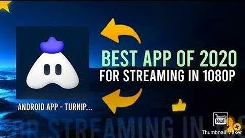 Best live streaming app turnip live | Use all premium features free | Change thumbnail free