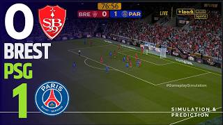BREST 0-1 PSG [RÉSUMÉ] Ligue 1 26/27 ✅ | Match Complet Simulation/Récréation