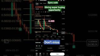 Sync token giving buying opportunity, #sync #syncus #syncedez #cryptocrash #bitcoinhalving #altcoins