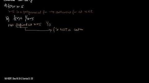 Continuous functions question 3 Part a, b, c