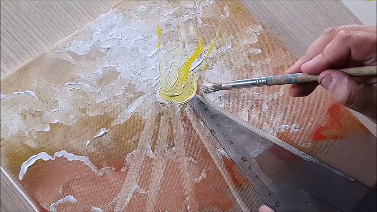 KING ART   SUNSET SEA    N 998  PAINTING TUTORIAL