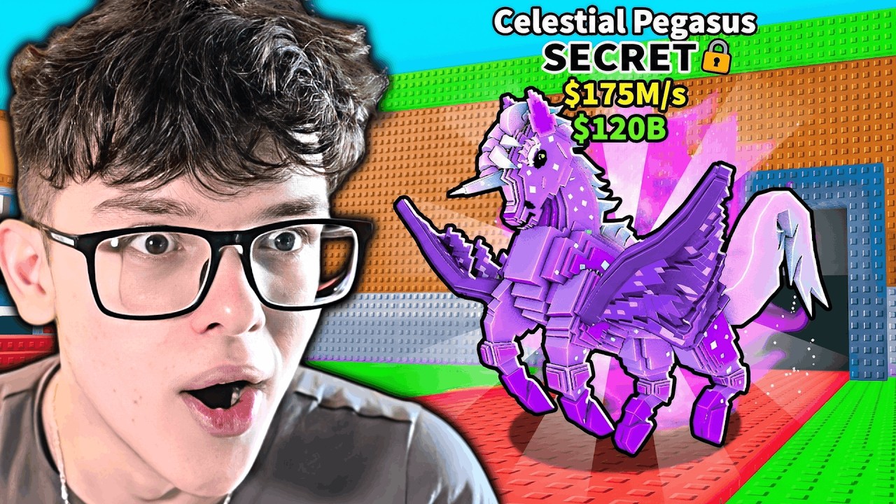 RAINBOW CELESTIAL PEGASUST SZEREZTEM A ROBLOXBAN! (Steal a Brainrot)