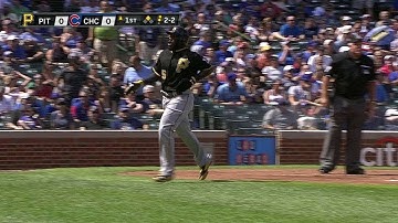 PIT@CHC: Harrison scores first run of game on error