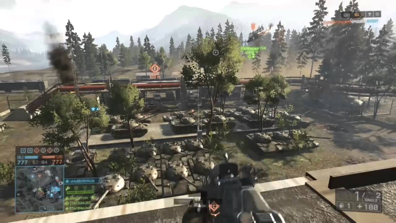 shooting down a helicopter in battlefield 4 with a rocket