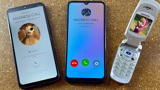 Two XIAOMI Redmi 9A vs 9C NFC Incoming Call & Outgoing Call Samsung A800