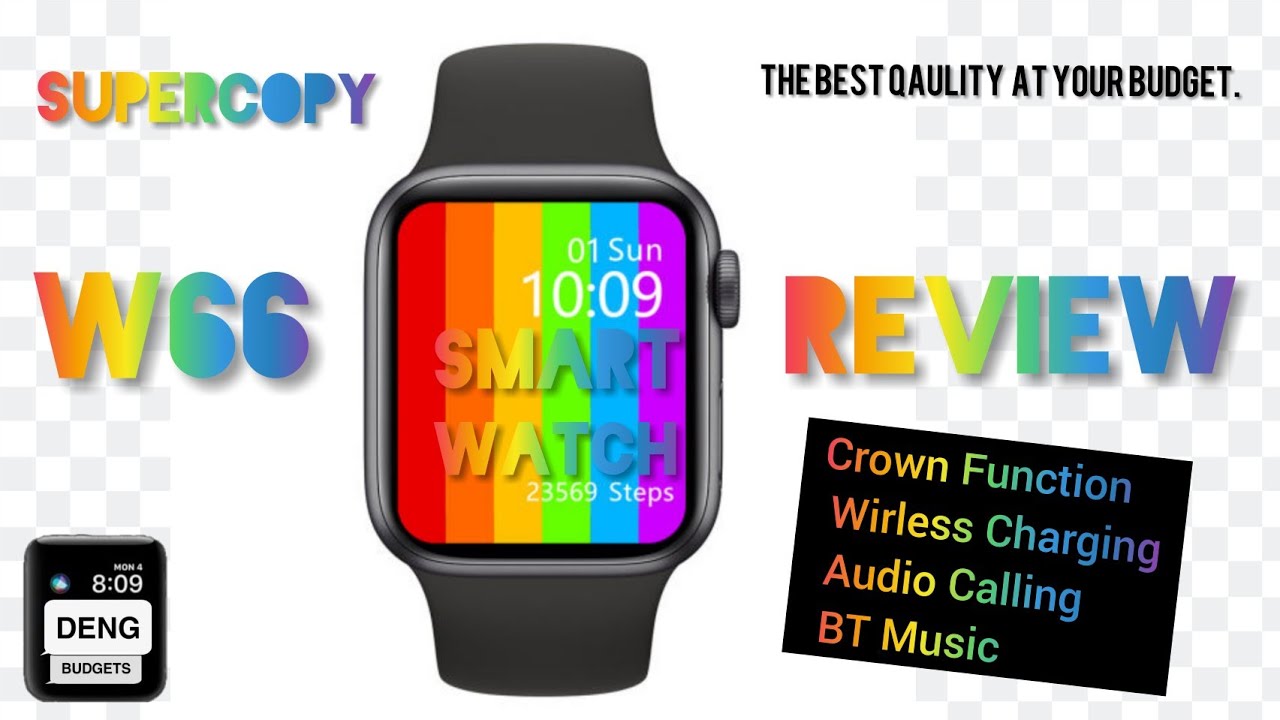 W66 Smart Watch Series 6, Everything Works (W46,W56 Upgrade)