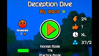 DECEPTION DIVE 58% HARDER | GEOMETRY DASH PS