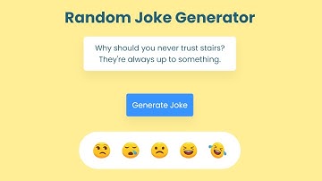 Joke Generator using Html, Css and Javascript | Web development | Analyze Code