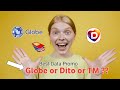 May Unli Data Promo ba sa Globe o Tm at Dito Sim ? Alamin
