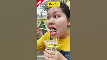 Đồ ăn vặt cổng trường miền Bắc vs miền Trung #lioleo #shorts
