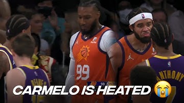 Carmelo Anthony in BEAST MODE After he Trashtalks Jae Crowder & JaVale McGee!!