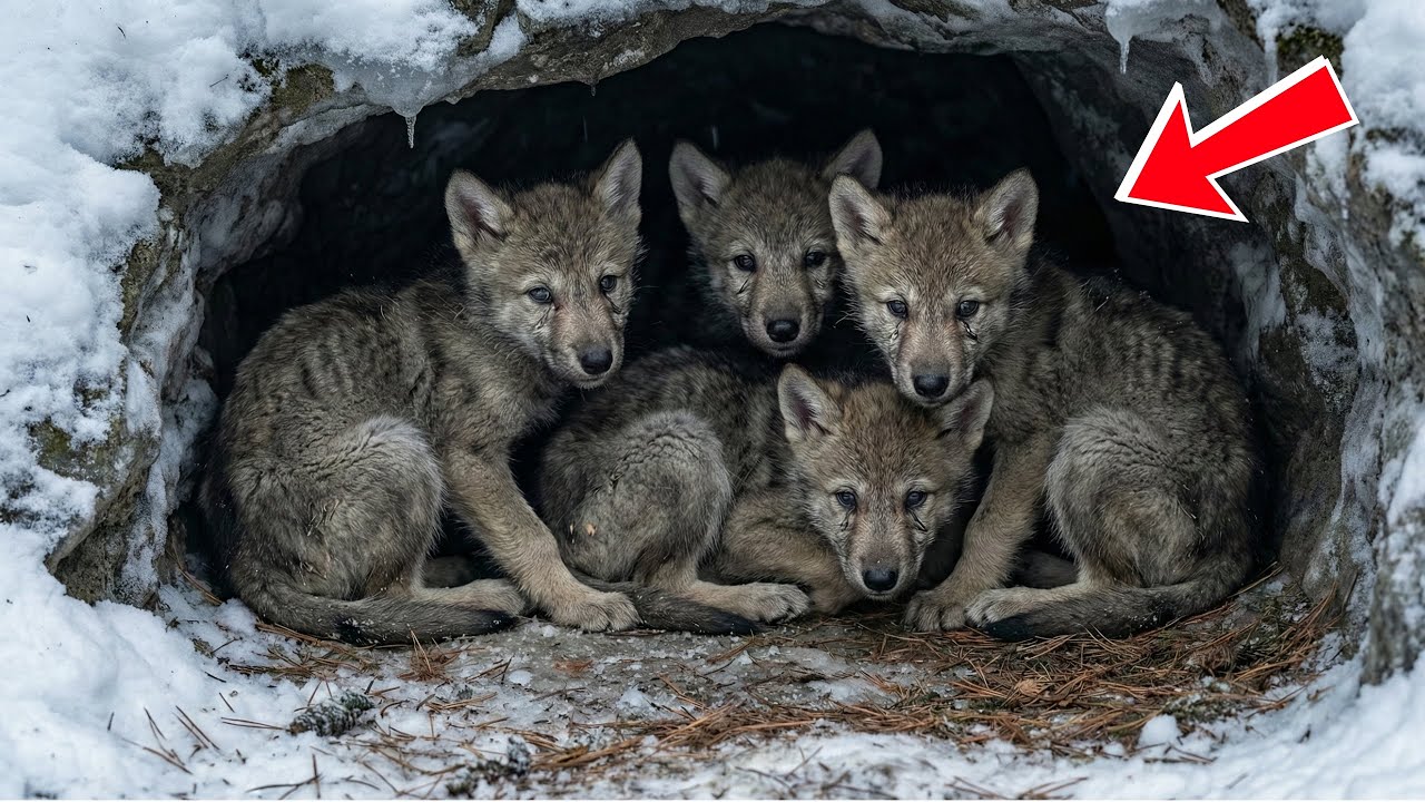 ОНИ УМИРАЛИ ОТ ХОЛОДА! 5 волчат ждали смерти, пока охотник не сотворил чудо!