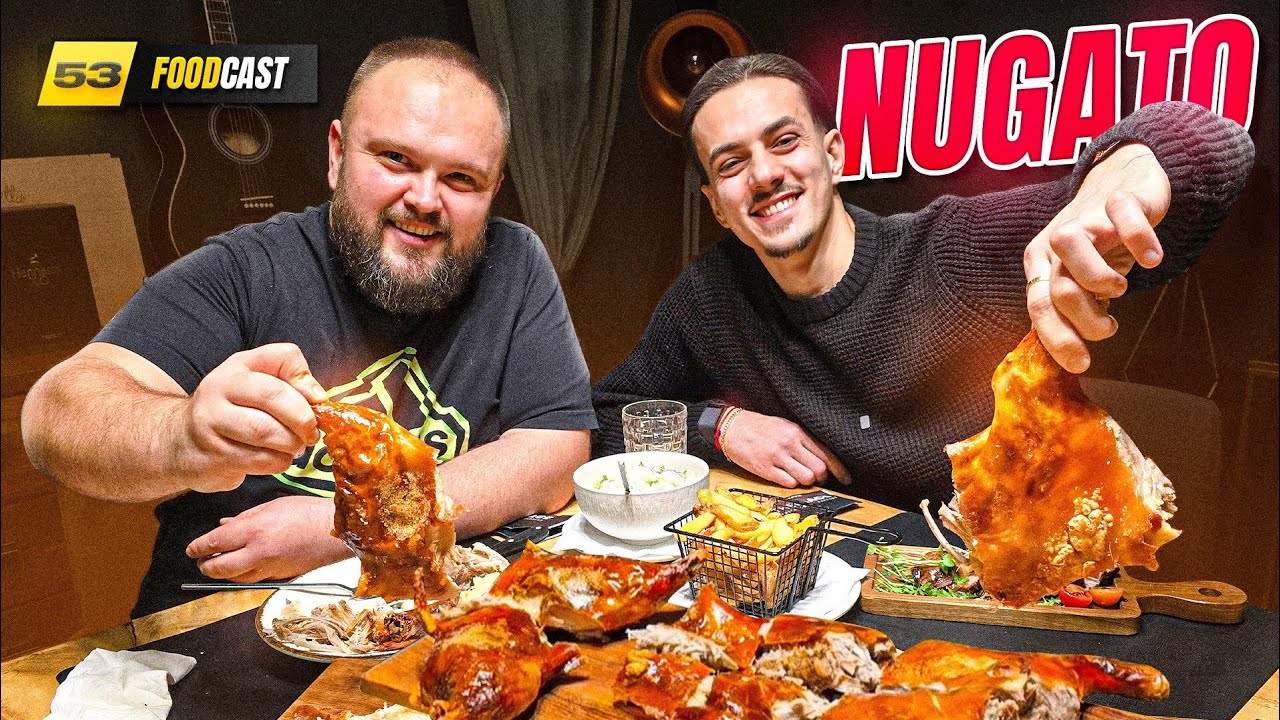 BOSANAC PRVI PUT u ŽIVOTU JEDE PRASE , ŽIVI od IGRICA i VOZI BMW !!! FoodCast 53 - NUGATO