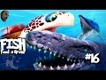 Dev Kaplumbağa Mosasaurusa Karşı - Feed & Grow The Fish # 16