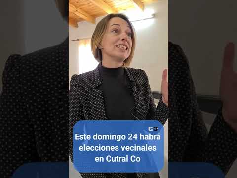 Este domingo 24 de abril hay elecciones vecinales en Cutral Co