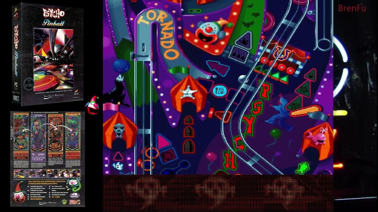 Psycho Pinball (PC MSDOS) Psycho table longplay YouTube