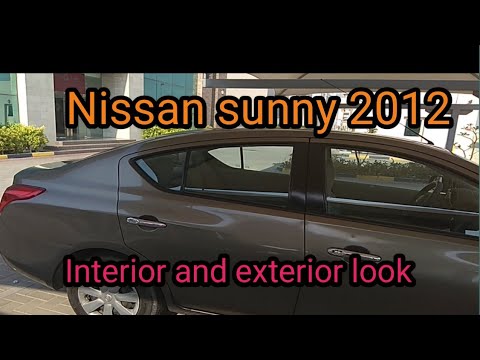 Nissan Sunny 2012 Grey Colour Exterior And Interior