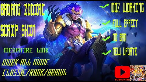 BADANG LEO ZODIAC SCRIPT SKIN/NEW SKIN/NEW UPDATE