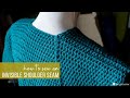 Invisible Shoulder Seaming Technique