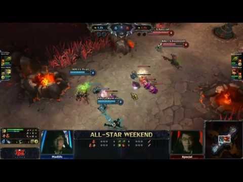 2013 ALL-STAR 2v2 LoL final game (doublelift, Xpecial) vs (Pray, Madlife)