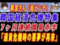 【ゆっくり解説】韓国さん、超ピンチ! 7ヶ月連続の貿易赤字で通貨危機時の悪夢が蘇る ウォン安・株安・債券安はアメリカや中国が原因?実はそれだけない真の理由とは・・。