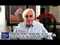 Medina Spirit trainer Bob Baffert on his horse winning the 147th Kentucky Derby