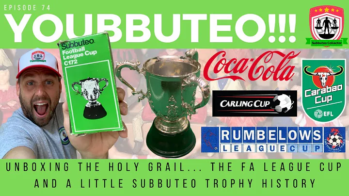 Unboxing the Holy Grail, The League Cup!!! Plus a look at ALL Subbuteo Trophies Youbbuteo
