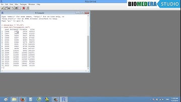 Kĩ thuật Import file dữ liệu csv và edit table trong phần mềm thống kê R