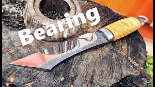 Making Seax Knife from Bearings