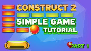 Construct 2 tutorial part 1 | How to create simple game