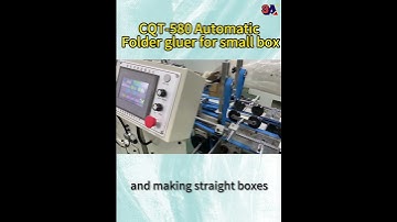 #gluermachine #paper #straight #automatic #folder #foldergluer #boxmakingmachine #box #cardboard