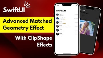 SwiftUI 3.0 - Advanced Matched Geometry Effect - Gesture - Complex UI - Xcode 13 - SwiftUI Tutorials