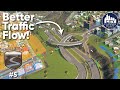 Improving Traffic Flow - Bluffside Crossing Ep. 5. (Cities: Skylines Modded Build)