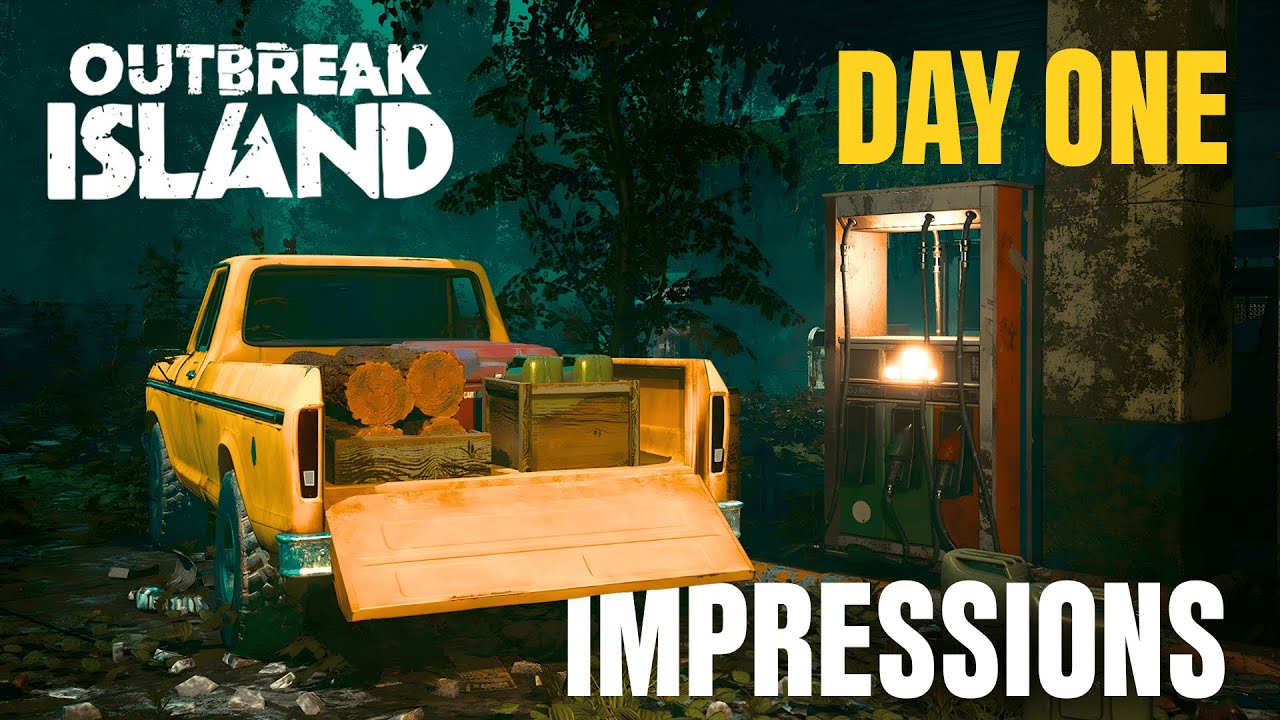 Новая игра на выживание на жутком острове с потрясающим грузовиком | Геймплей Outbreak Island