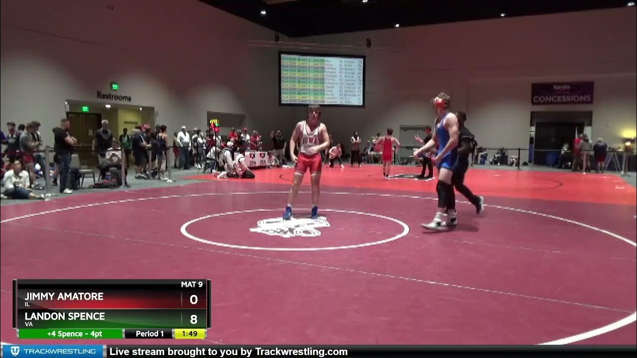 182 Lbs Cons. Round 2 - Jimmy Amatore, IL Vs Landon Spence, VA 0608 ...