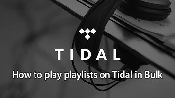 AIOStream V Tutorial - How to Play Playlists in Bulk on Tidal
