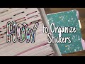 Sticker Storage | How I Organize Loose Sticker Sheets