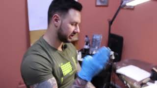 Как делать Тени в татуировке?