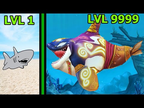 Tiến Hóa Thành Vua Cá Mập Ma Thuật Thần Đèn Tuyệt Đẹp - Hungry Shark Top Game Android Ios