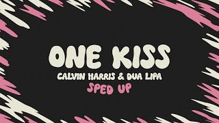 Calvin Harris & Dua Lipa - One Kiss (sped up + lyrics) Resimi